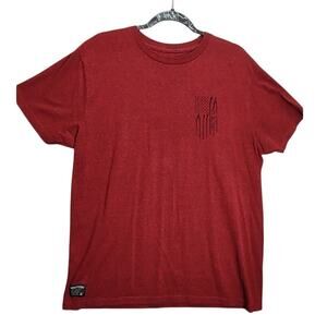 Howitzer Buckle Patriot Crimson We The People T-Shirt Made in USA
